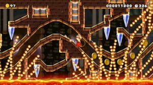 The Smokin’ Stronghold 1-C by MΓ§. §£∀⨅ⵠ 🍄 Super Mario Maker 2 😶 No Commentary　#ack