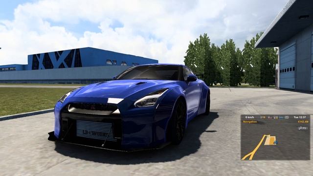 Nissan GT-R | Euro Truck Simulator 2 | Sound Check смотреть онлайн