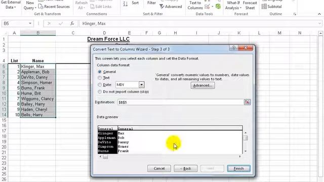 Excel 2016: Converting Text Into Columns смотреть онлайн