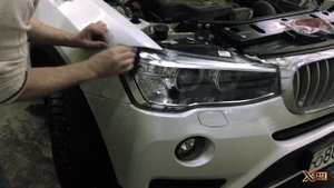X-Base: Suntek PPF Bmw X3 F25 (бронирование фар)