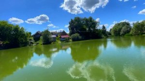 Красивый пруд Нижегородской области в селе Григорово