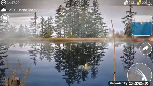 Играем в my fishing world ловом уклейка и пескаря