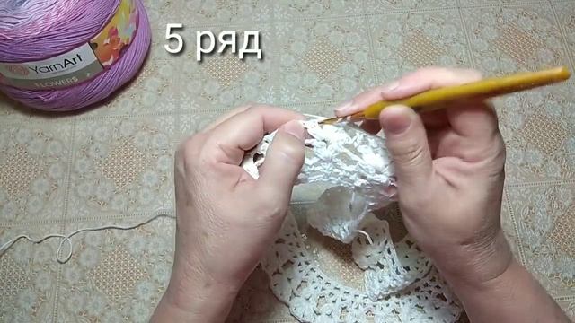 Ажурная кокетка крючком за 1 час .Без расчетов и заморочек. Подробный мастер класс вязания крючком.