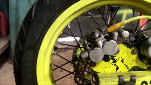 как сделать мотоцикл под стант? / делаем байк под стант / собираем стант байк