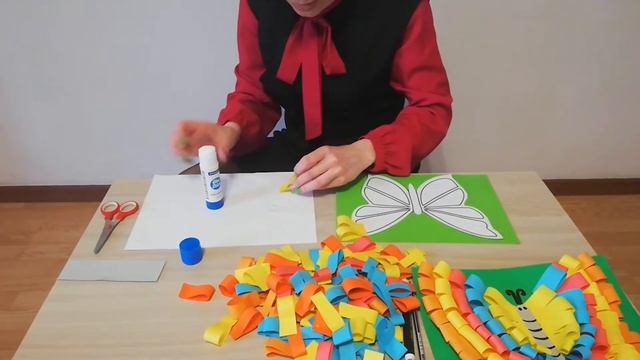 Бабочка из бумаги | Мастер-класс смотреть онлайн