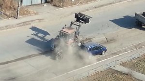 как подметают дороги в хабаровске