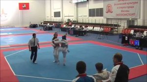 Taekwondo WTF. Первенство Москвы. 07.06.2015. Шпильман-Епишева.