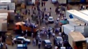 ВДВ против черных на рынке, 2 августа 2011 Казань.