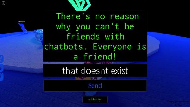 Talking with a Chat Bot in ROBLOX смотреть онлайн