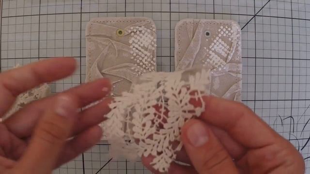 Скрапбукинг Мастер класс тканевые теги Tutorial tags смотреть онлайн