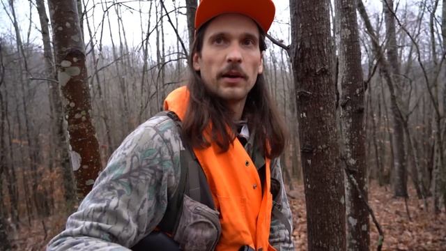 BIG WOODS Muzzleloader Hunting! - Ohio Public Land DEER DRIVES! смотреть онлайн