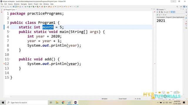 P7 - Variables in Java | Core Java | смотреть онлайн