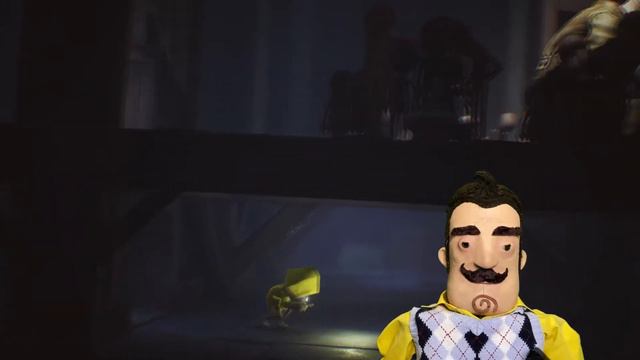 Побег от СЛЕПОГО СТОРОЖА в игре Маленькие Кошмары - Little Nightmares # 2