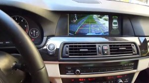 BMW F10 2013 CIC NBT navigation OEM style aftermarket REAR cam www.bmwtuning.hu