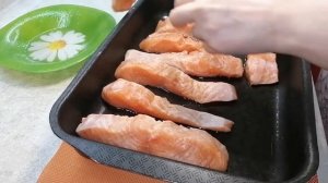 Такой вкусной рыбы вы еще не ели! Простой рецепт красной рыбы, который тает во рту!