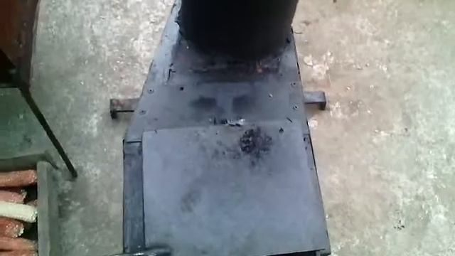 Ракетная печь в работе. смотреть онлайн