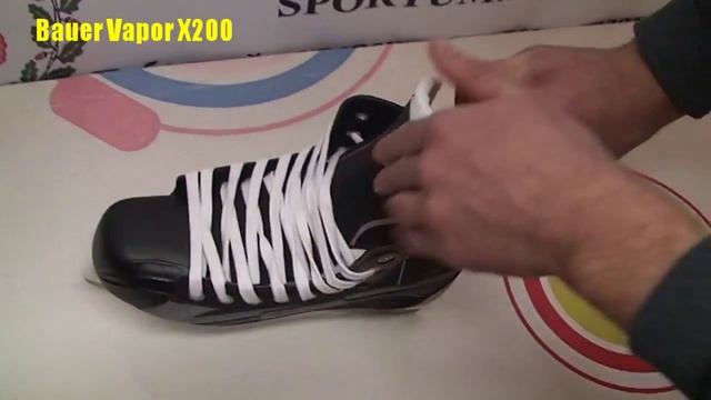 Обзор хоккейных коньков Bauer Vapor X200 / Review ice skates Bauer Vapor X200 смотреть онлайн