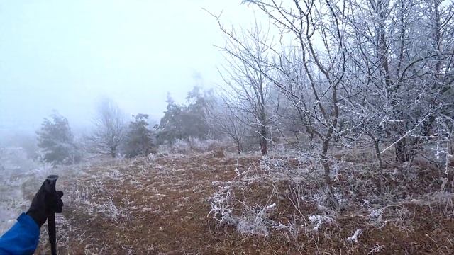Туристический маршрут по партизанским тропам Крыма. Дедов курень. Зима в конце марта!