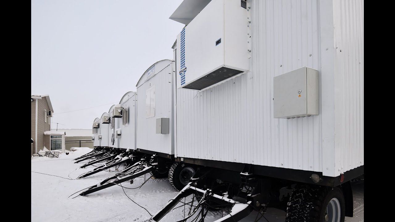 Комплекс Вагон-домов - столовая "Торос" смотреть онлайн