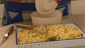 Запеканка из брокколи и цветной капусты. Ну очень вкусно.