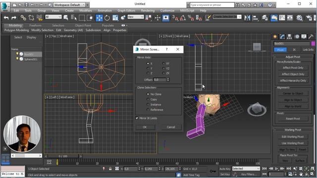 7.2.1.1. Создание тела персонажа в 3D-Studio MAX