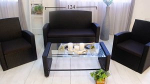 Набор садовой мебели из искусственного ротанга Кипр Divan24