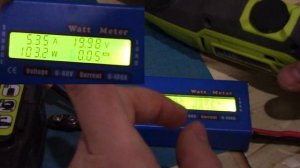 Тест потребления тока реноватором Ryobi RMT18