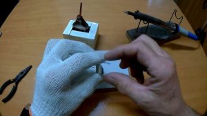 Зимняя  блесна из двух коронок,своими руками.Изготовление.