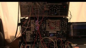 WADING NINE MODULAR BUCHLA AND TIPTOP AUDIO 285t and 281t self generating patch.