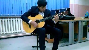 Твоя нежная походка - на гитаре-Азамат, поёт-Магжан