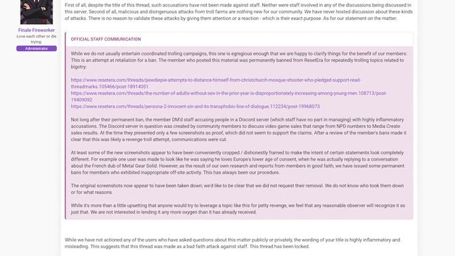 ResetERA Controversy: Secret Discord server outed by NeoGAF user смотреть онлайн