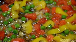 Паэлья классическая с морепродуктами