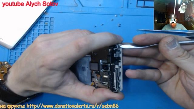 Huawei Honor 7 разборка, замена дисплея