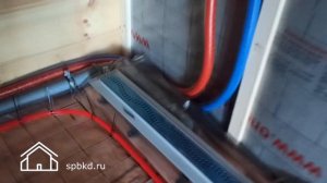 Монтаж труб водяного теплого пола