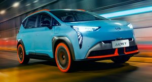 2022 GAC Aion Y EV Новый Китайский автомобиль. Интерьер и экстерьер.
