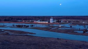 Верба закат Дунилово Успенский монастырь