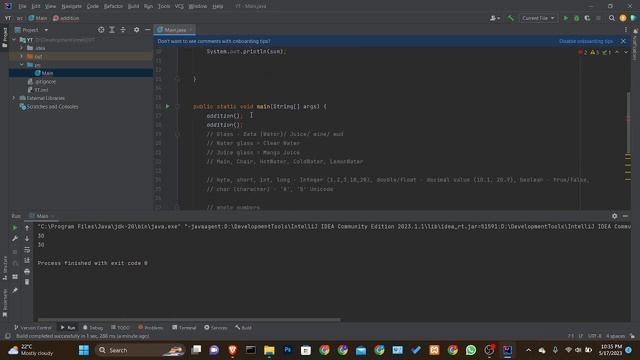 Java Programming - Basics