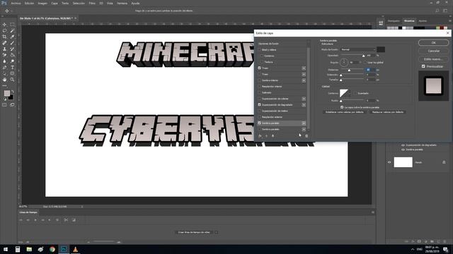Como hacer el logo de Minecraft SUPER FACIL en Photoshop. смотреть онлайн