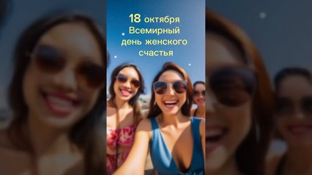 Какой сегодня праздник? 18 октября – Всемирный день женского счастья