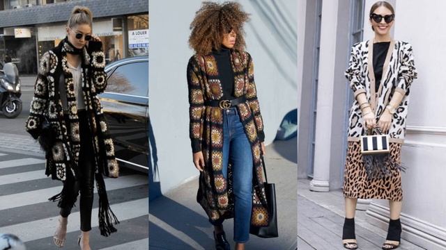 МОДНЫЕ КАРДИГАНЫ И КОФТЫ 2022-2023 смотреть онлайн