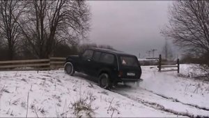 Нужна ли Ниве зимняя резина??? тест Мишлен Х