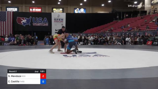 48 Kg Round 2 - Seth Mendoza, Region Wrestling Academy Vs Christian Castillo, Thorobred Wrestling