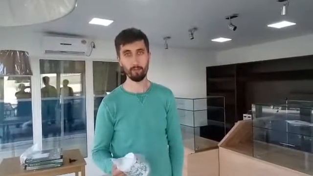 Натяжные потолки от "Репы" в торговом павильоне смотреть онлайн