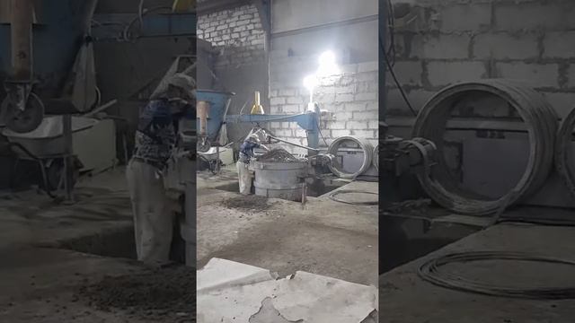 Изготовление бетонного кольца для колодца смотреть онлайн