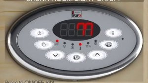 Панель управления работой электрической печи SAWO - Sawo Innova Classic