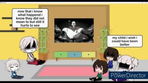 Gachalife UnderTale Reacts to close to you Genocide Run Animation