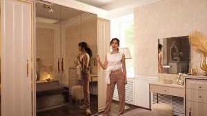 Спальня Замира в Бежевом цвете от фабрики Эра.