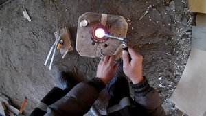 Литьё латуни в домашних условиях.