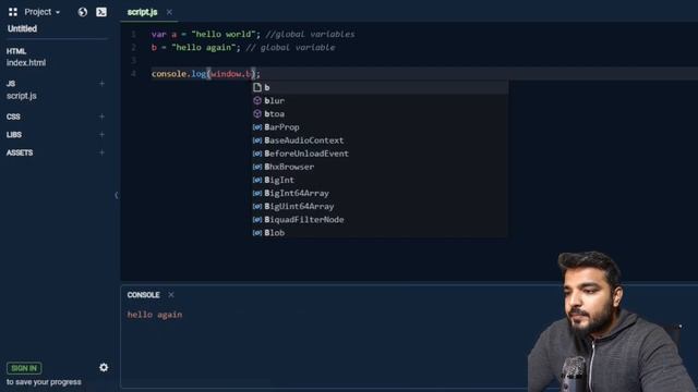 Introduction To Javascript - Data Types & Variabes II (Urdu/Hindi)