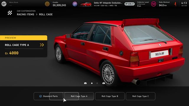 Gran turismo 7  PS5  tuning and customization Lancia Delta HF Integrale Evoluzione 91
